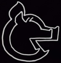 Pig Logo invert full